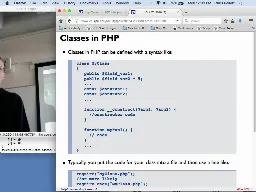 13 Oct 17 PHP Classes Inheritance Namespaces[Video]